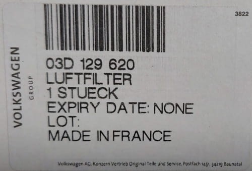 etykieta produktu