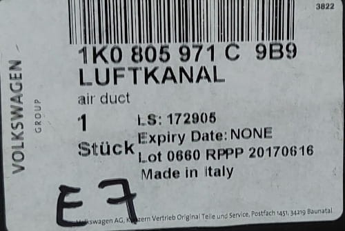 etykieta produktu