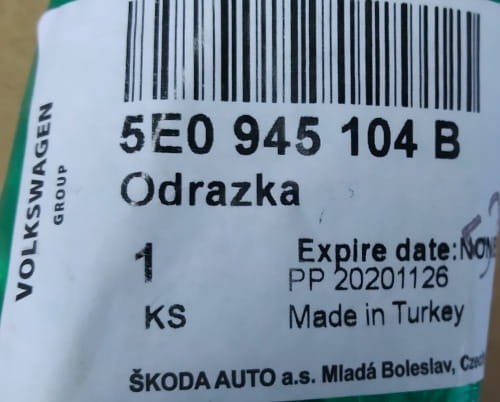 etykieta produktu
