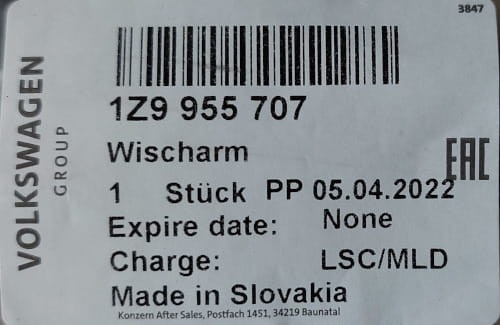 etykieta produktu