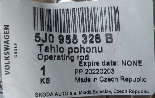 etykieta produktu