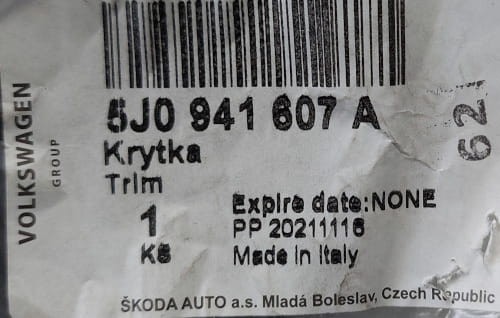 etykieta produktu