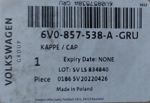 etykieta produktu