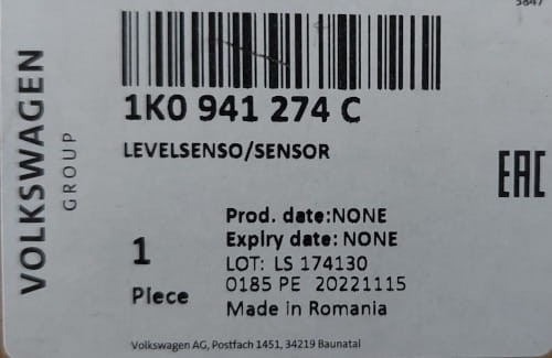 etykieta produktu