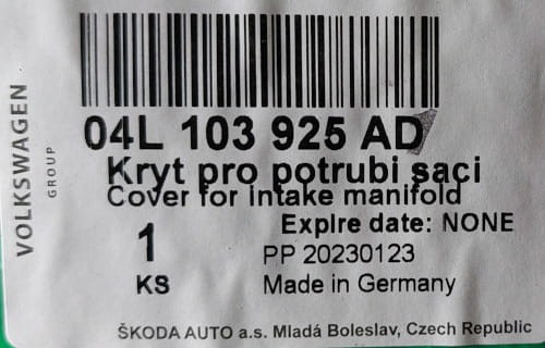 etykieta produktu