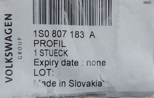 etykieta produktu