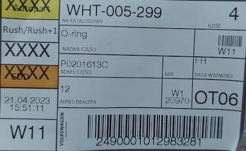 etykieta produktu