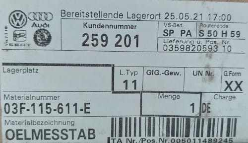 etykieta produktu