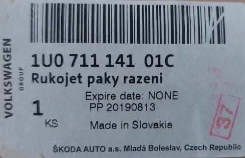 etykieta produktu