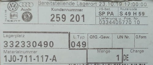 etykieta produktu