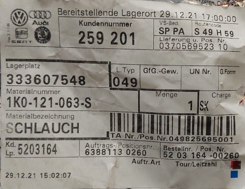 etykieta produktu