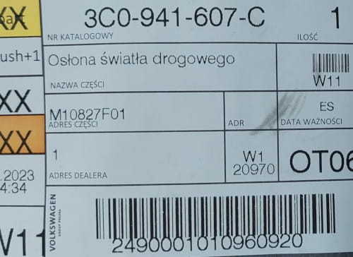 etykieta produktu