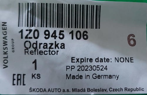 etykieta produktu