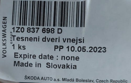etykieta produktu