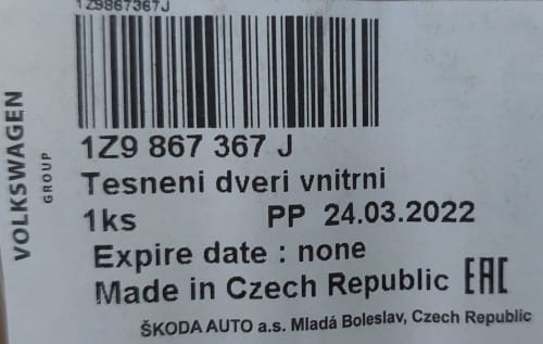 etykieta produktu