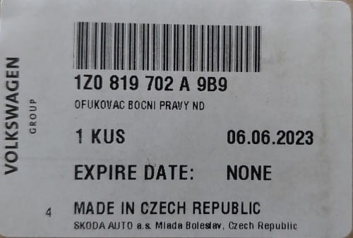 etykieta produktu
