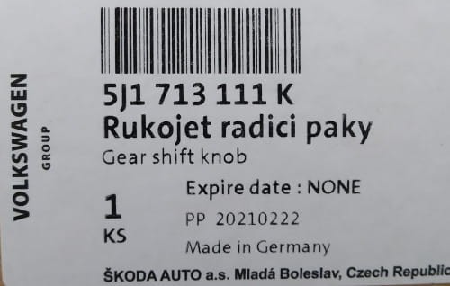 etykieta produktu