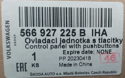 etykieta produktu