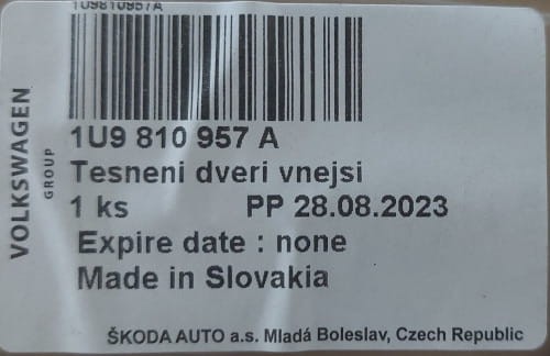 etykieta produktu