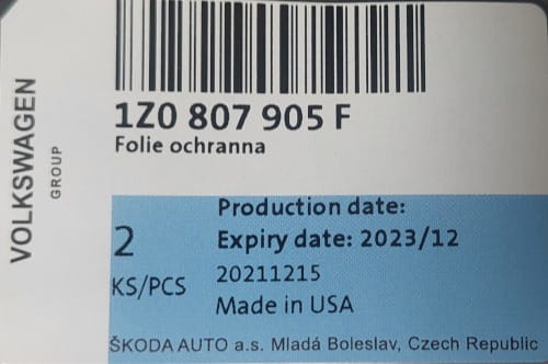 etykieta produktu