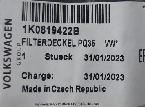 etykieta produktu