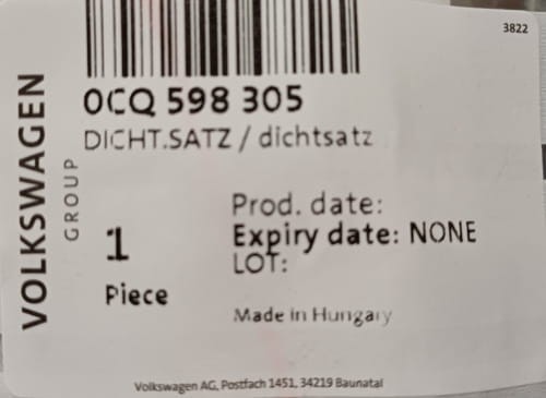 etykieta produktu