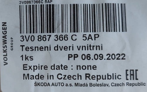 etykieta produktu