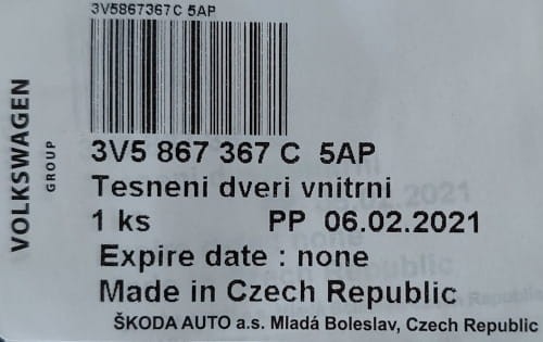 etykieta produktu