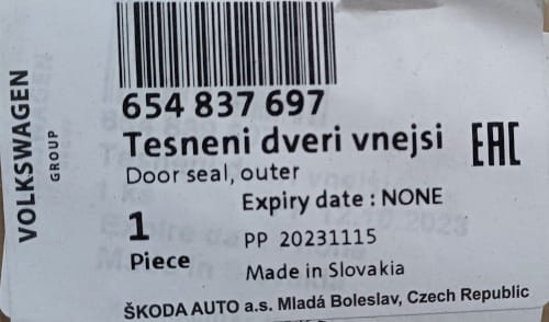 etykieta produktu