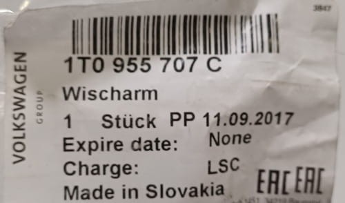 etykieta produktu