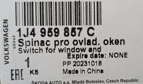 etykieta produktu