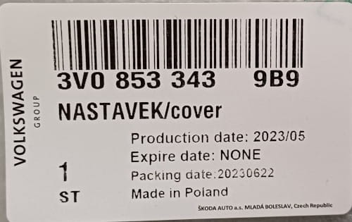 etykieta produktu