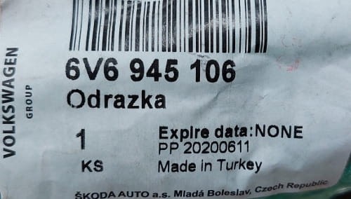 etykieta produktu