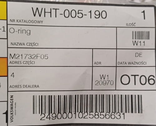 etykieta produktu