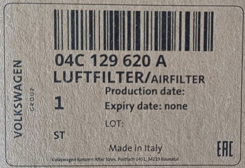 etykieta produktu