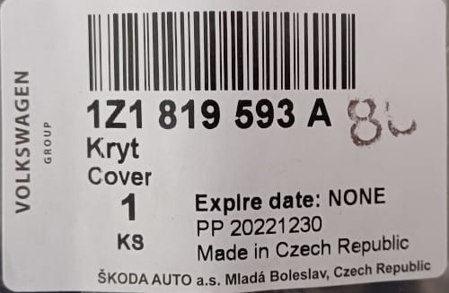 etykieta produktu