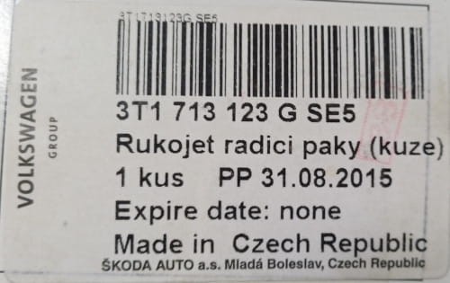 etykieta produktu