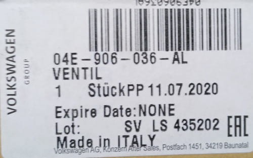 etykieta produktu