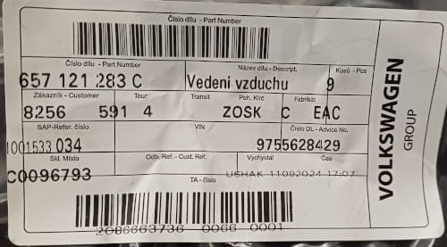 etykieta produktu