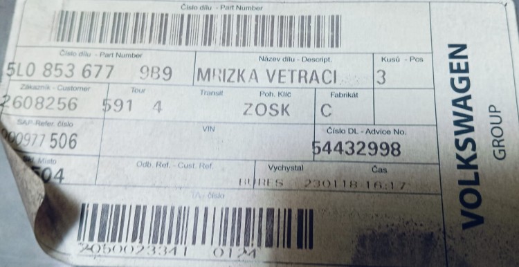 etykieta produktu