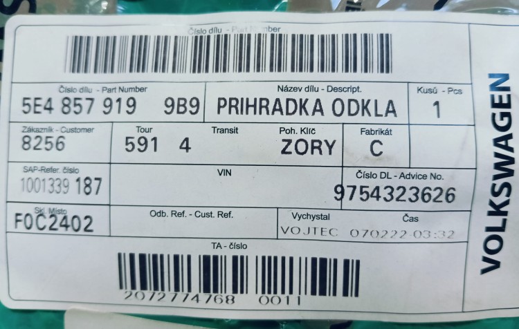 etykieta produktu