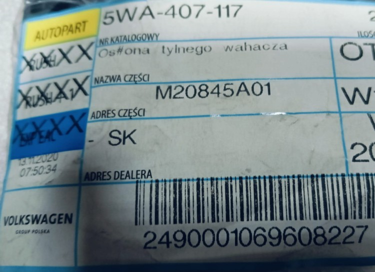 etykieta produktu