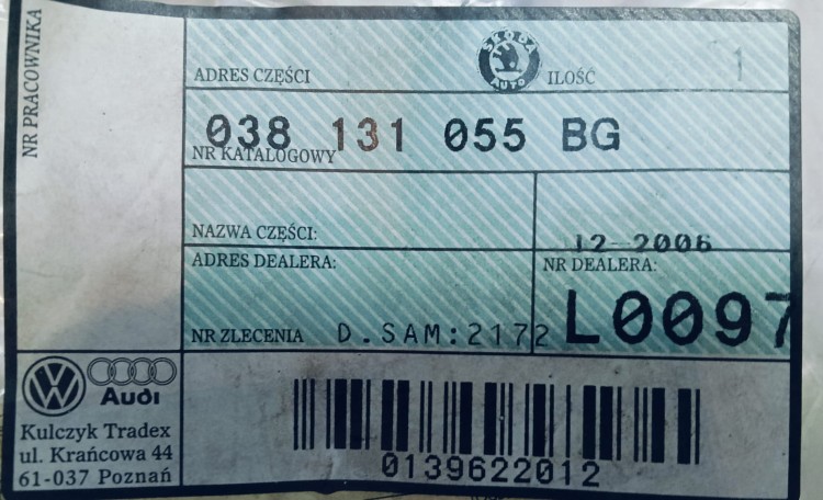 etykieta produktu