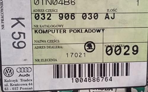 etykieta produktu