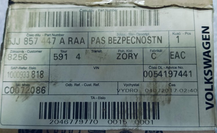 etykieta produktu
