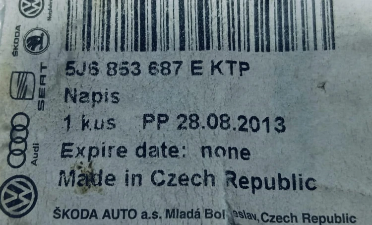 etykieta produktu