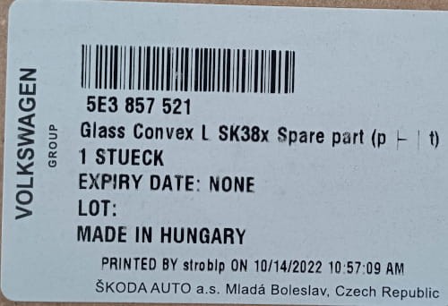 etykieta produktu