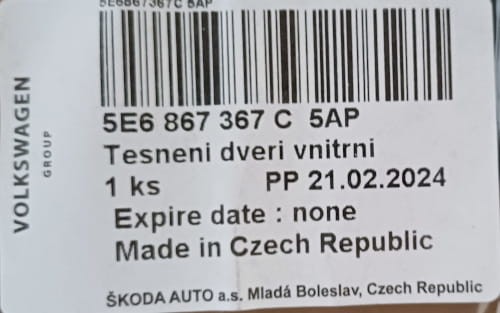 etykieta produktu