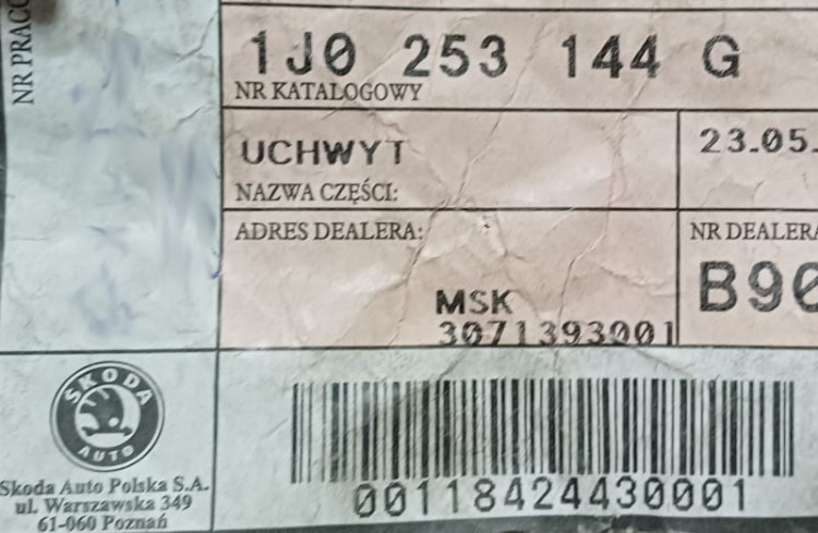 etykieta produktu