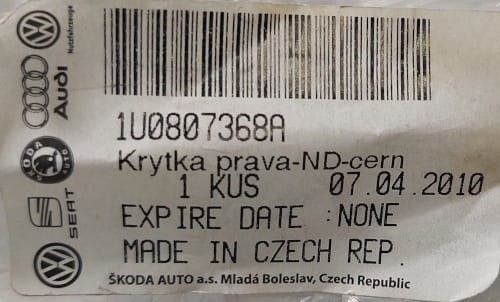 etykieta produktu